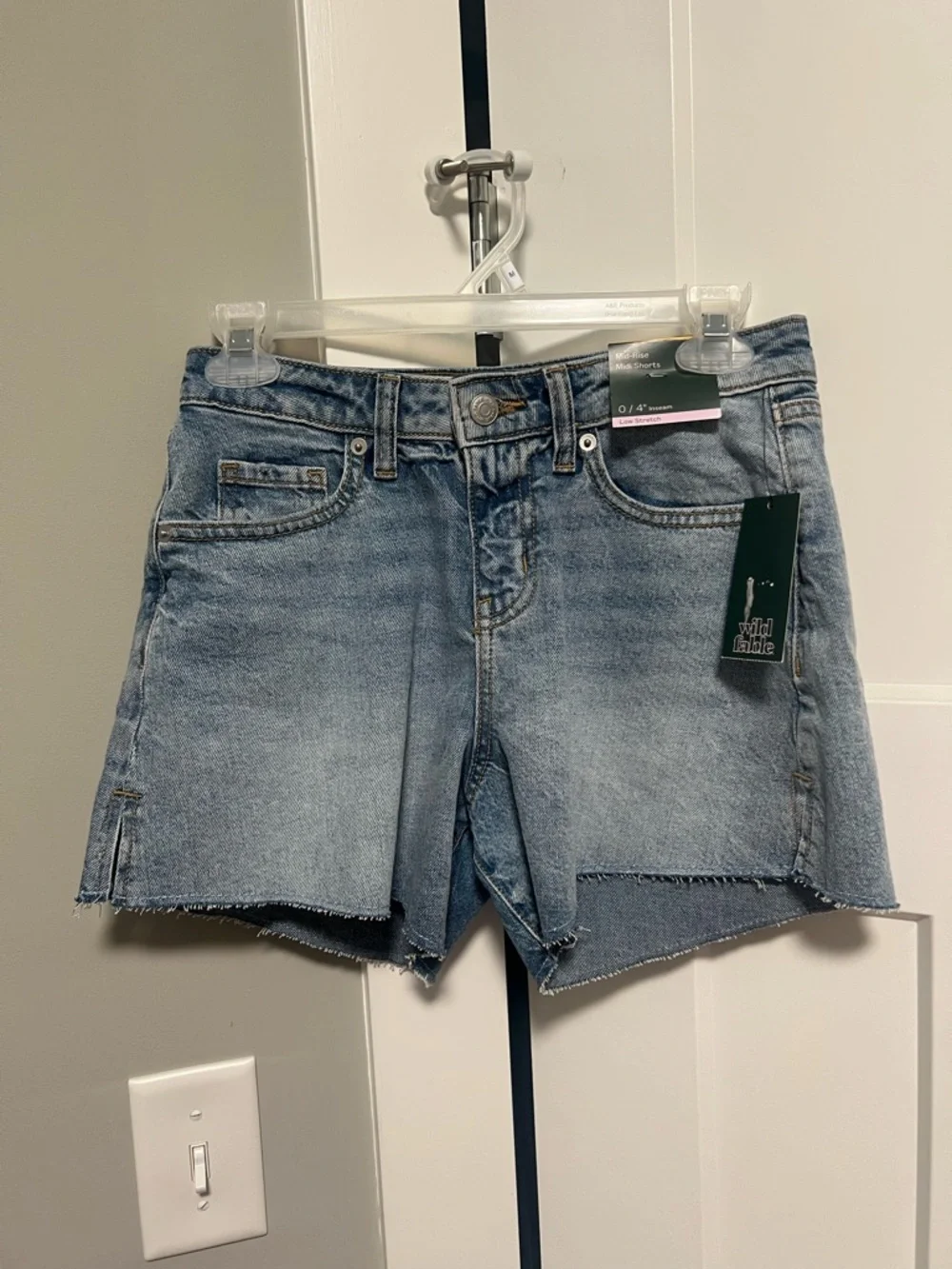 wild fable Light Blue Denim Cutoff Shorts